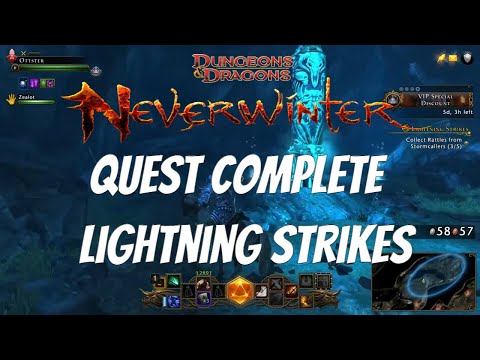 Neverwinter - Quest Complete: Lightning strikes