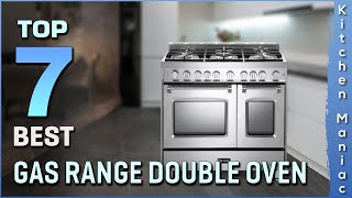 Top 7 Best Gas Range Double Ovens | Cast-iron Grates in Stainless Steel, Self-cleaning | Review 2025