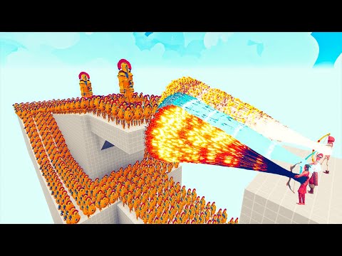 100x CENTURION + 1x GIANT CENTURION vs EVERY GODS - Totally Accurate Battle Simulator TABS