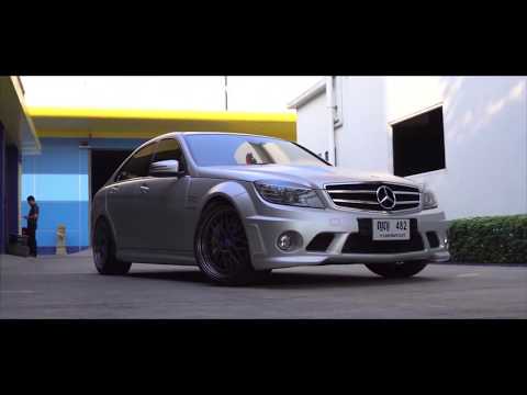 Mercedes Benz 奔馳 C63 AMG W204 BILSTEIN B16 PSS10 Coilovers BBS LM Forged Wheels Matt Grey