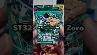ST32 Green Zoro Unboxing‼️#onepiece #onepiecetcg #onepiececardgame #zoro #วันพีช