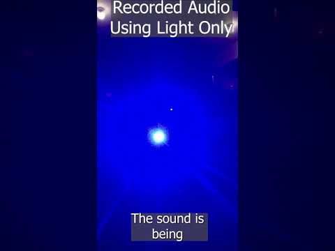 Engineer Demonstrates How Light Can Transmit Sound On A Microphone