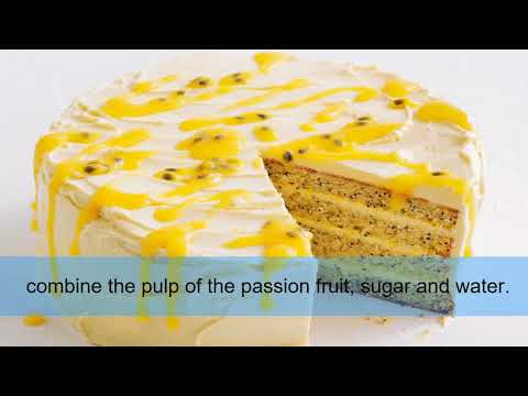 Filling of Passion Fruit for Cakes