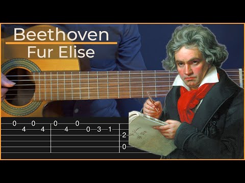 Fur Elise - Beethoven (Simple Guitar Tab)