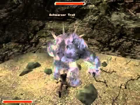 Gothic 2 DNdR - Schwarzer Troll mit Level 0
