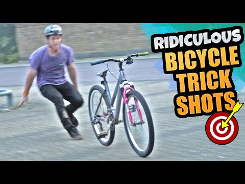 RIDICULOUS BICYCLE TRICK SHOTS!