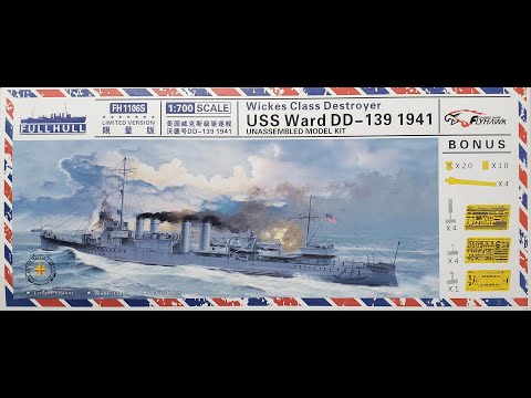 1/700 Flyhawk USS Ward Review/Preview