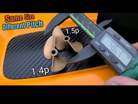 Octura Prop Comparison Deltaforce 35 Speed & Temp - Fast Electric Rc Boat