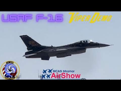 Miramar Airshow 2023 USAF F-16 VIPER Demo