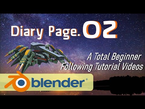 [Blender] SpiderMachine - A Total Beginner Follows YouTube Tutorial Videos -02-