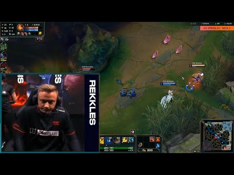 [FNC Rekkles ProView] POV - RGE vs FNC - LEC Spring 2020 Week 5 - Ezreal Gameplay Penta Kill