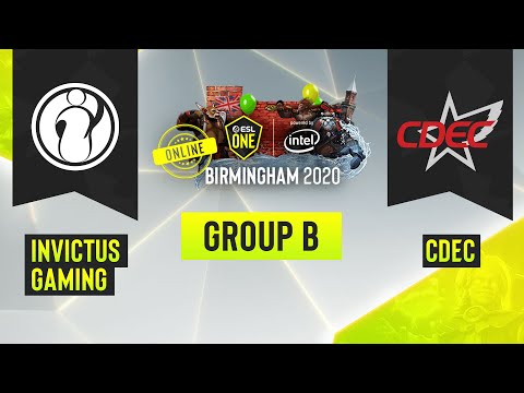 Dota2 - Invictus Gaming vs. CDEC - Game 1 - ESL One Birmingham 2020 - Group B - China
