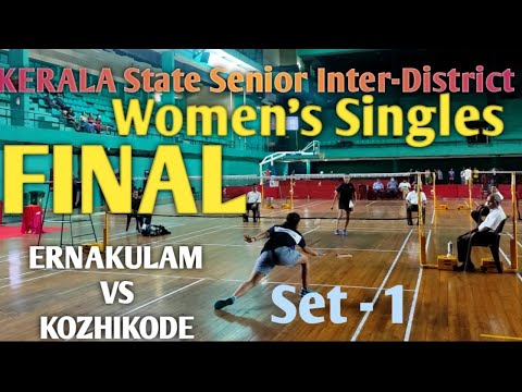 Pavithra  (ERNAKULAM) vs Zainaba Reem Siraj(KOZHIKOD)  FINAL   Women's Singles  SET- 1