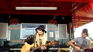 &#39;How Do You Sleep&#39; - Orianthi with Cyril Niccolai, Bloodstock, 12/8/12 (acoustic)