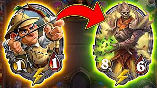 Timewarp Card From Scout?! | Hearthstone Battlegrounds