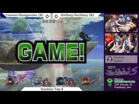 Blacklisted 5 Doubles Top 8 - Connor/Rongunshu (R) vs Dirtboy/Techboy (B)