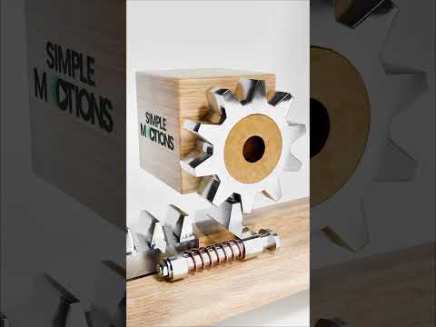 Mechanical Stopper Mechanism in Action | 3D Engineering Demo  #smartdesign #mechanical
