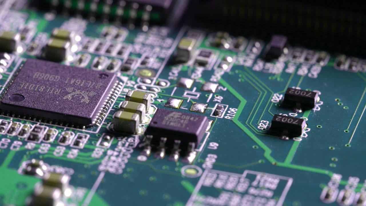Printed circuit board video background