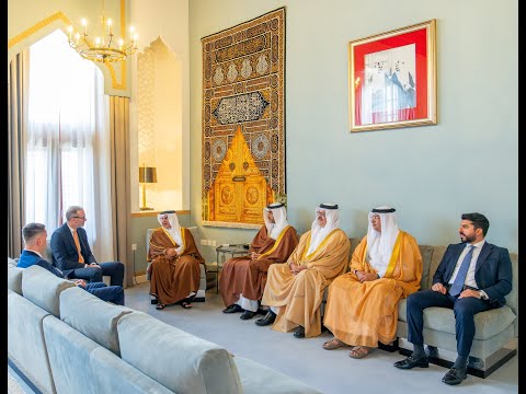 HRH Crown Prince meets with the outgoing Ambassador of the Federal Republic of Germany