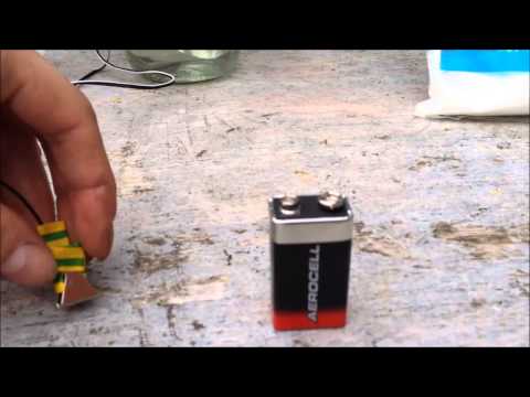 How to make a electrolysis system for small items