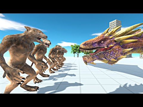 DRAGON vs 10x UNIT - Animal Revolt Battle Simulator #arbs