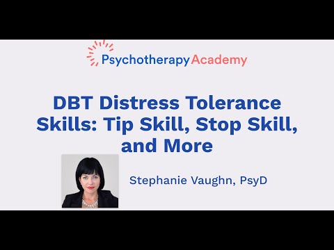 DBT Distress Tolerance Skills: Tip Skill, Stop Skill, and More