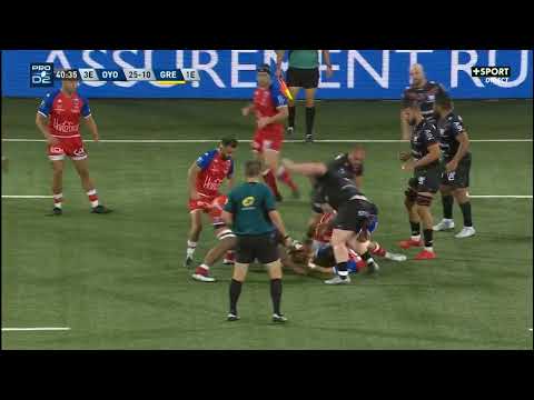 luka goginava highlights against US Oyonnax ( US Oyonnax - FC Grenoble - 46-13 - 08.09.2022)