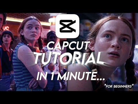 how to make a tiktok edit on capcut in 1 minute *beginners tutorial* NO PRO