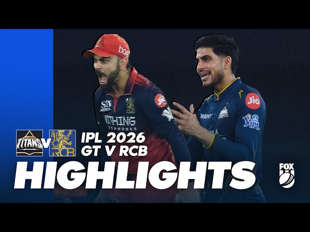 Gujarat Titans v Royal Challengers Bengaluru I Match Highlights I Game 42 IPL 2026 I Fox Cricket