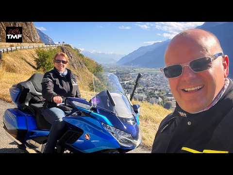 Conquering the Simplon Pass on a Gold Wing!