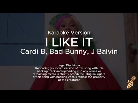 Cardi B, Bad Bunny & J Balvin - I Like It (Karaoke Version)