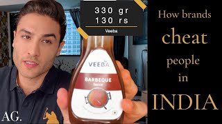 How brands cheat people in India | zero fat, slim, diet, etc | review & compare 2 barbeque sauce