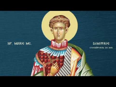 Acatistul Sfântului Dimitrie Izvorâtorul de mir - 26 octombrie