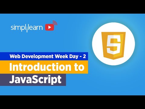Web Development Week Day 2 Javascript Full Course Javascript Tutorial Simplilearn