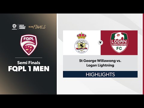FQPL 1 Men Semi Finals - St George Willawong vs. Logan Lightning Highlights
