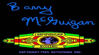 [Amstrad CPC] Barry Mc Guigan Championship Boxing - Longplay