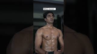 Before and after 💉 #workout #steroids #gymlover #viralshorts #gymmotivation #bodybuilding