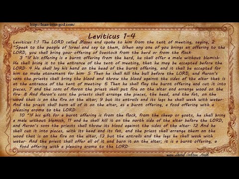 Leviticus 1-4