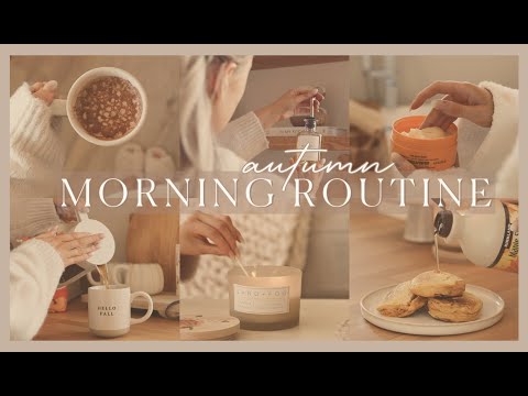 FALL MORNING ROUTINE | a cosy, crisp autumn morning ~aesthetic~ Video