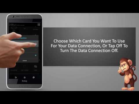 HTC How to Turn the data connection on or off on  smart phones user guide support