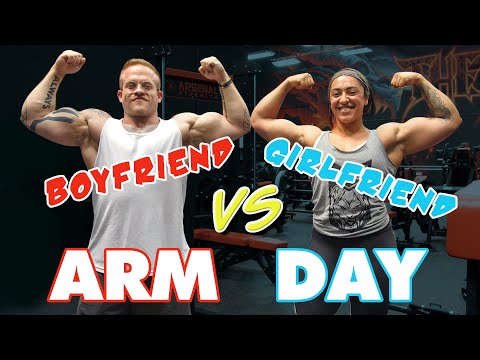 World Record Holding Powerlifters Go Head to Head in an RP Arm Workout