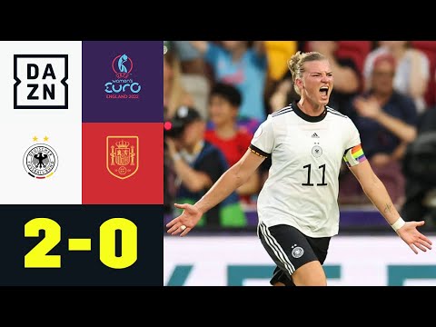 Bühl & Popp schießen DFB-Elf ins Viertelfinale: Deutschland - Spanien 2:0 | UEFA Women´s EURO | DAZN