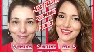 AVON Flawless Foundation Routine  1 of 5