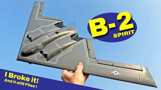 I broke it - eFlite Micro B-2 Spirit