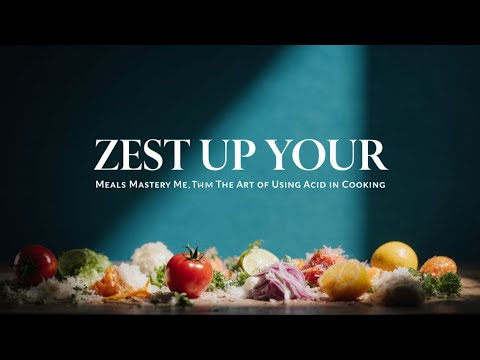 Zest Up Your Meals: Mastering the Art of Using Acid in Cooking