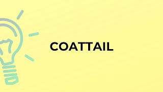 What is the meaning of the word COATTAIL