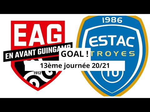 Guingamp - Troyes [(1)-1] GOAL 53' (Sylvio Ronny Rodelin) 13ème journée 2020/21