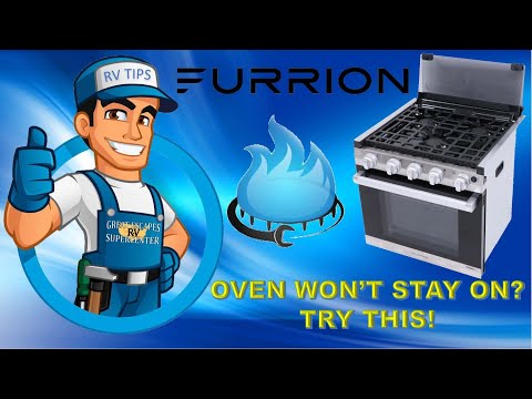 FURRION OVEN WON'T STAY ON? TRY THIS!