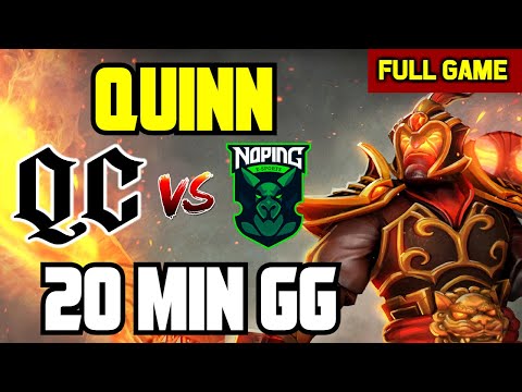 Quinn MID Ember spirit 10/0/10 gameplay vs NoPing - GG in 20 minutes