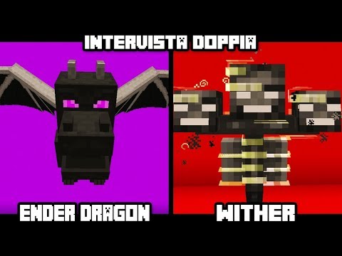 INTERVISTA DOPPIA su MINECRAFT - ENDER DRAGON & WITHER